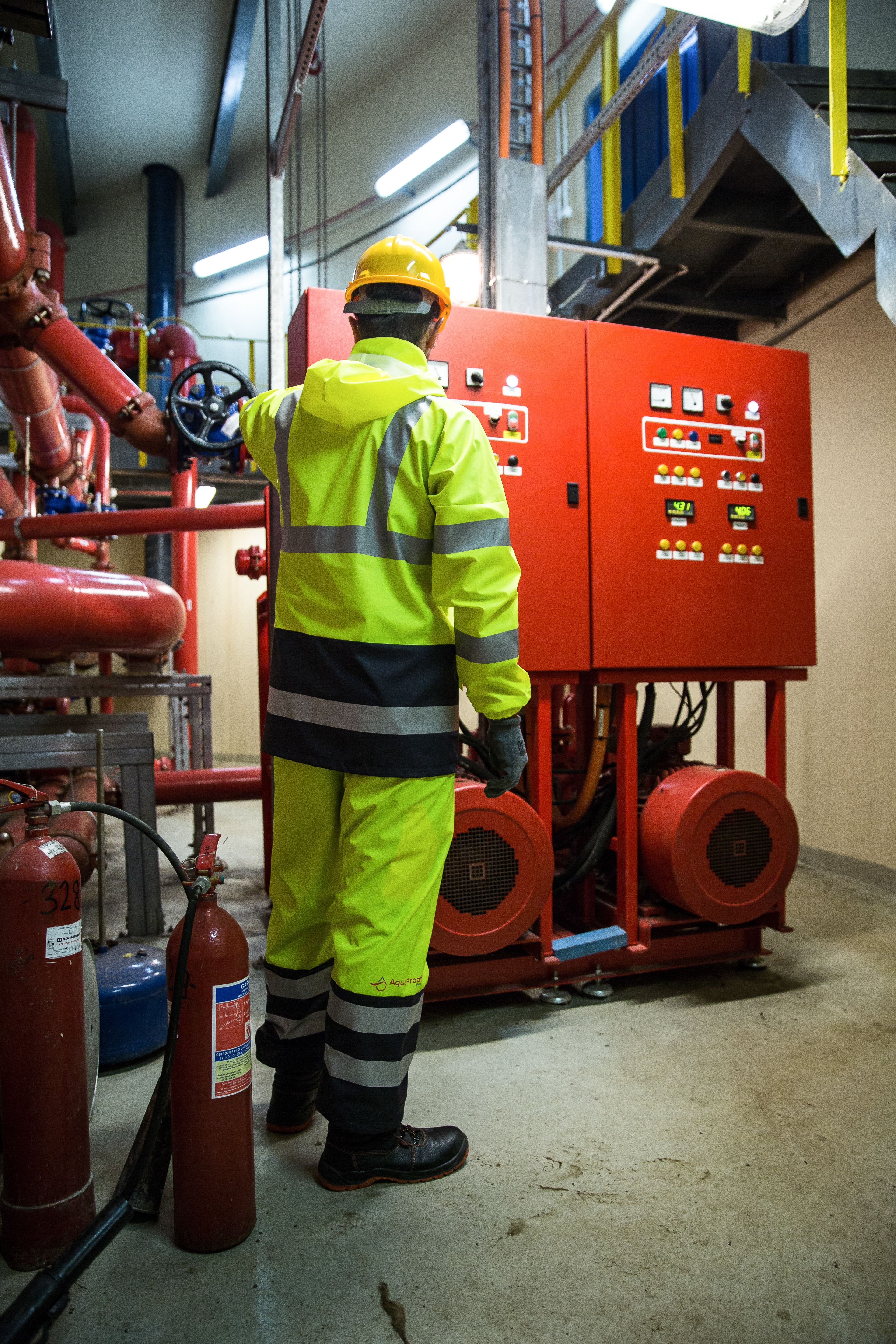 Material handling equipment in operation at a Prime Engineering project